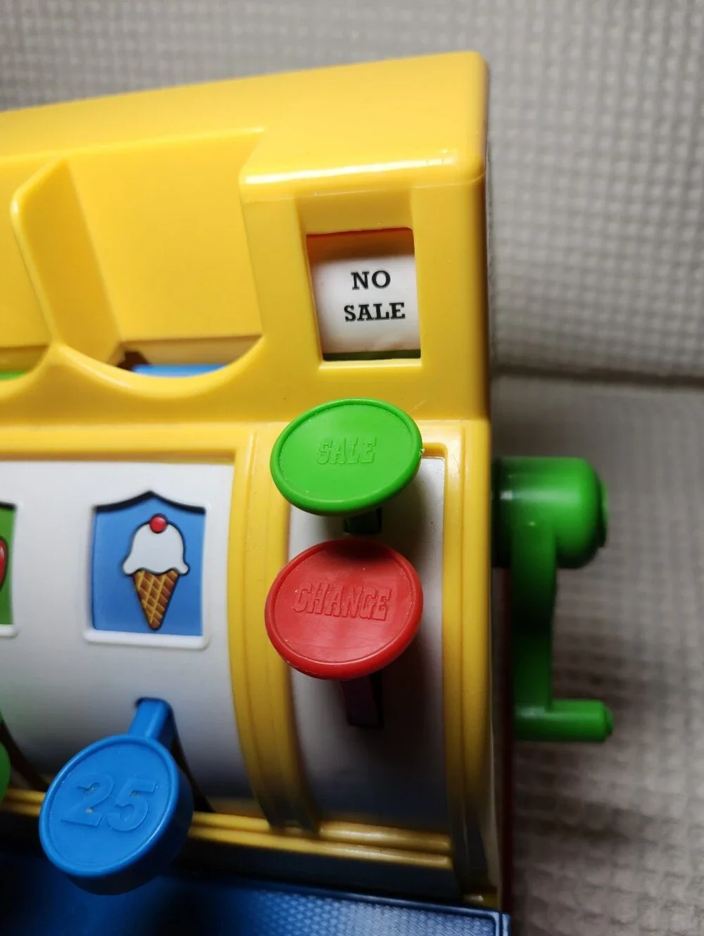 Fisher-Price Yellow Kids Cash Register Toy - Bright Multicolor Play Set